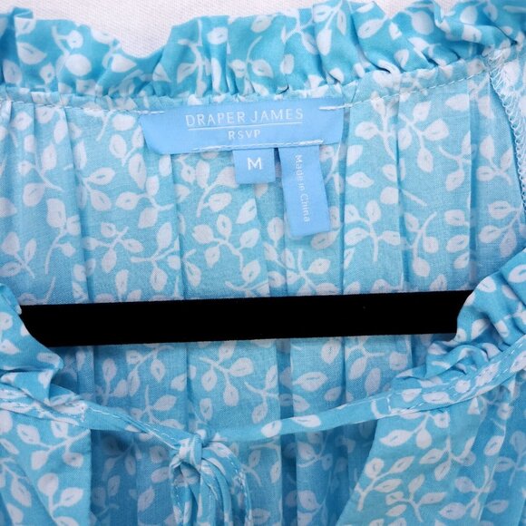 Draper James Floral Boho Dress Flutter Sleeve Tie Waist Pockets Medium Light - Picture 7 of 14